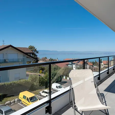 Splendid 3-room With Panoramic View Daire Neuvecelle